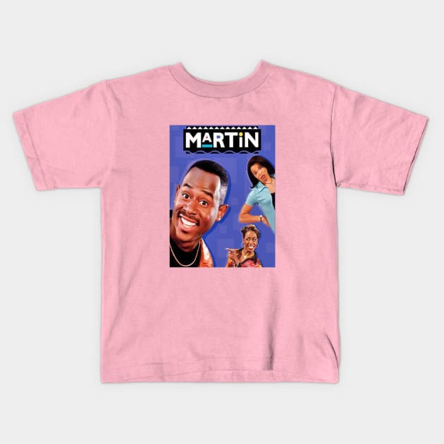 Martin Kids T-Shirt by yunisa